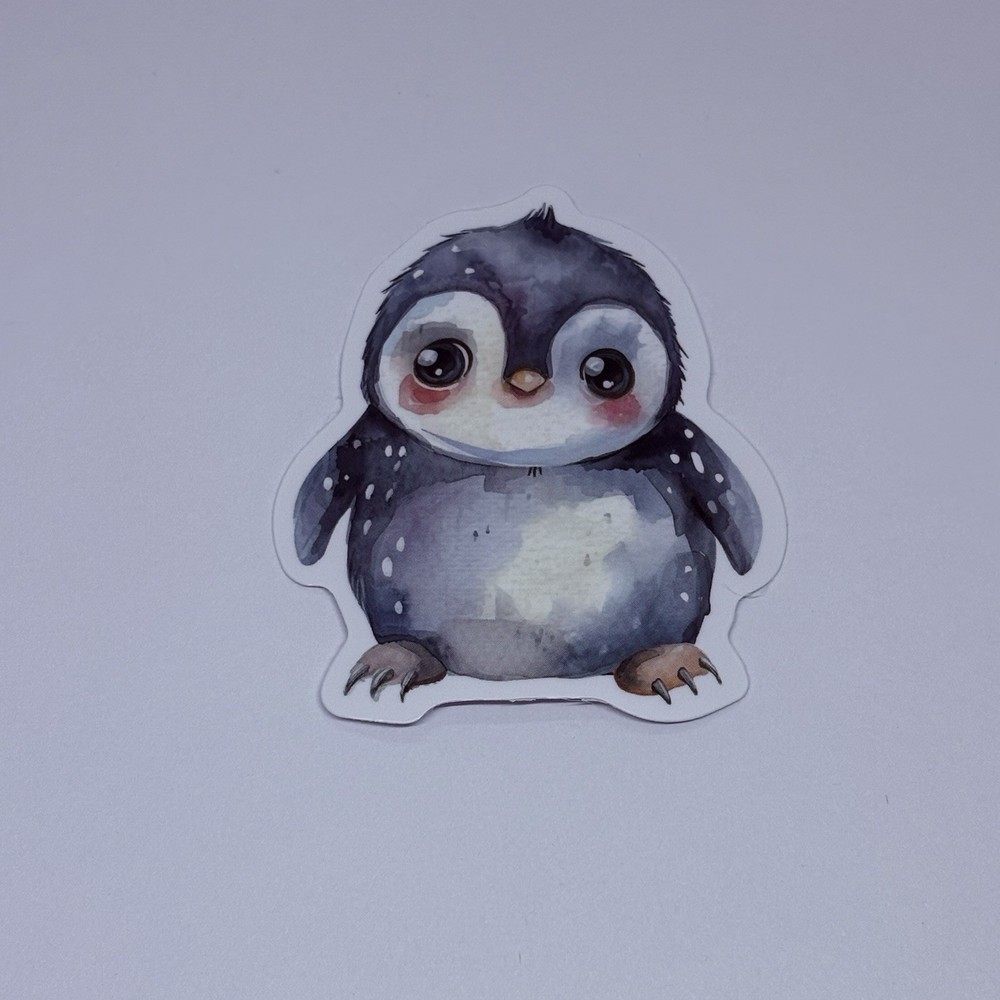 Cute Baby Penguin Animal Sticker Vinyl Decal Journal Wall Fun Art Decor Tc9
