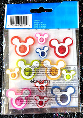 Mickey Mouse Icon Disney Sticker Adhesive Buttons