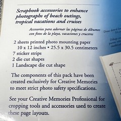 Creative Memories Colonial Photo Mounting Paper Triple Combination Pack Natures