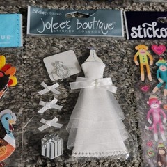 Lot Of Misc Craft Book Stickers Recollections K&C Sticko Jolees