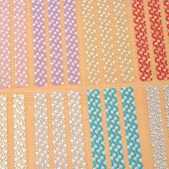 CraftBuddyUS CB116 – 8 Colors of Glitzy Cluster Self Adhesive Strips