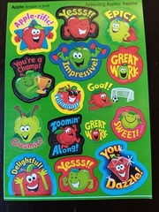 SCRATCH N SNIFF *YOU CHOOSE* SCENTED STICKER SHEET – REWARD STICKERS – SCRAPBOOK