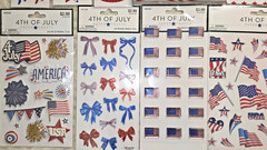 Patriotic 4th Of July HUGE NEW LOT 21pc Stickers Patches Red White Blue USA Flag
