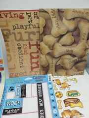 Vintage SandyLion And More Dog Stickers Scrapbook Lot B139