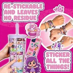 Creative Sticki Rolls Bracelet Kit, DIY Sticker Craft for Kids, Craft Stickers