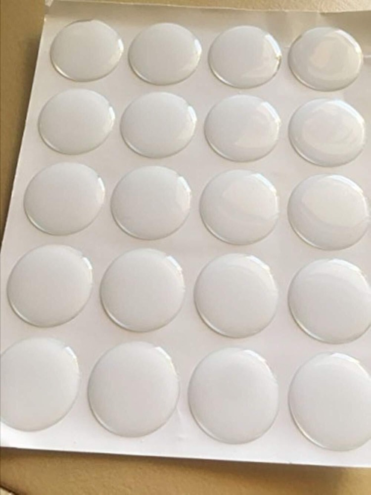 100 Pcs 20mm Round Adhesive Epoxy Stickers for Bottle Caps Pendant Necklace
