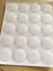 100 Pcs 20mm Round Adhesive Epoxy Stickers for Bottle Caps Pendant Necklace