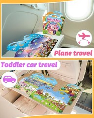 Educational Reusable Sticker Book for Toddlers – 6 Themes for Creative Play