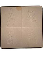 The Paper Studio Chipboard Alpha Tin Raw Letters Symbols 33 Sheet Pack Stencils