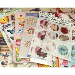 Mixed Lot Scrapbooking Crafting Stickers Holiday and All Occasions Most Unopened