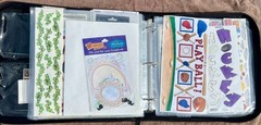 Crop In Style Binder With Lots Of Stickers ~ 17 Sheets full ~ All brands
