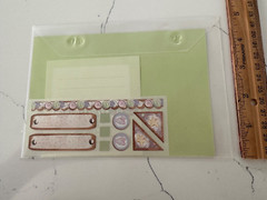 Creative Memories Chalet Double Dip Photo Mat Journaling Box Stickers Scrapbook
