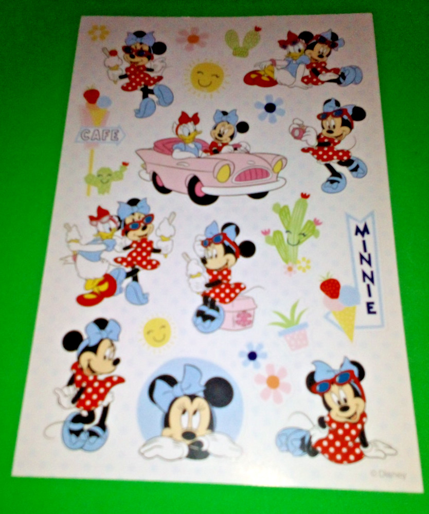 Disney Minnie Mouse Sticker Sheet Scrapbooking