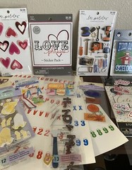 Lot Of Scrapbooking Items, Jolee’s And Others, Stickers Lot, See Photos