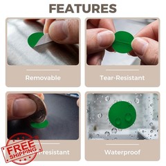 Meitaat 7000PCS Green 1/4 Inch Dot Stickers