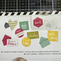 Heidi Swapp Storyline NIB Deck of Days 76 -Life Happens -Scrapbook-Journal