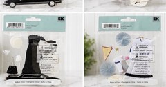 Jolee’s Boutique Dimensional Stickers Lot of 2 Cheerleader & Evening Out NIP