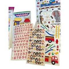 Vintage Sticker Lot Mrs. Grossman Sticker School Animals Letters Mix Brands