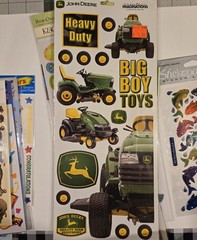 Sticker Lot Various Brands, plus rub on and chipboard