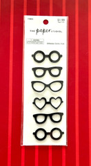 EYEGLASSES- DIMENSIONAL STICKERS – SO CUTE – Free Shipping