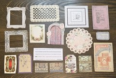 Junk Journal Kit Vintage Style Paper Stickers Tags Tickets Images Ephemera Craft