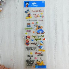 Disney Stickers Jolee’s Boutique Mickey Mouse Collage Vintage NOS Lot of 7 Pkgs