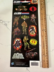 American Craft Hasbro GiJoe 14 PC Accent & Phrase Stickers Scrapbooking Crafts