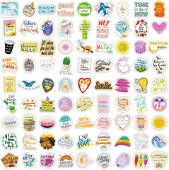 300PCS Motivational Sticker, Inspirational Words Stickers for Teens Adults Stude