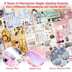 2-Pack Japanese Aesthetic Sticker Book – 1400+ Kawaii Stickers for Journaling, S