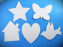 Scrapbook Craft Shapes Strips Cardstock Wording Phrases And Ribbons Mixed Lot