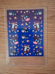 Lisa Frank Sticker Sheet Raccoons