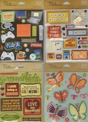 K &Co. Life’s Little Occasions MISC. themed Sticker Medley~Dimensional~Cute!