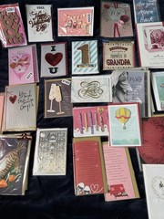 Mixed Lot cards, gift bags, card holder, name tags