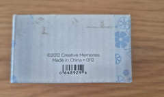 CREATIVE MEMORIES DOUBLE HEART CHAIN BORDER MAKER CARTRIDGE DIE CUT PUNCH NEW