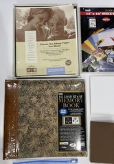 Scrapbook Album Card Stock Protectors Stickers Lot Crafting Lot