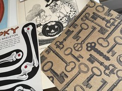 Vintage Halloween Ephemera For Junk Journals and more