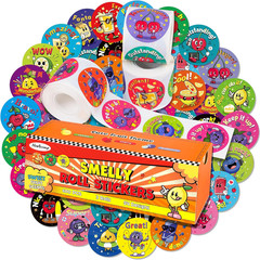 Scratch and Sniff Scented Stickers for Kids 3 Rolls 600 Pcs 1 57 Inch