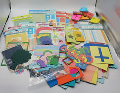 Lot of Misc Die Cuts Paper Crafting Embellishments Scrapbooking Supplies