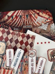 Circus Junk Journal Kit Ephemera Pack Vintage Carnival Scrapbook 101 Pieces