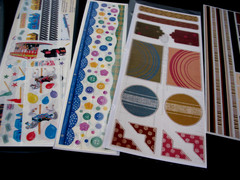 Blue/Aqua &Brown/Black Gr Lths, Amusement Park, Day to Day, Creative Memories.