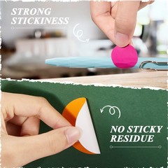6760 Pcs 4 Sizes Round Dot Stickers Colored Circle Stickers 10 Assorted Color Co
