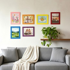 20 PCS Mixed Color 10×14 Inch PreCut Picture Mat For 8×11 Photos Art Prints