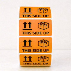 50 This Side Up Stickers Shipping Labels Red Fragile Handle With Care Warning