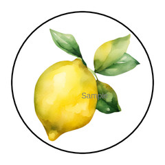 TWO Individual Paper Cocktail Decoupage NAPKINS + 2 STICKLERS LEMONS Yellow Zest