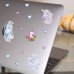 100PCS A4 Holographic Laminate Sheets – Self-Adhesive Waterproof Sticker Paper,