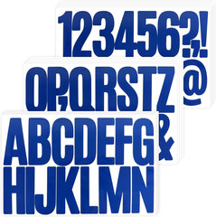 3 Inch Vinyl Letter Stickers – 144 Pieces Large Waterproof Sticky Stick on Alpha