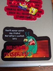 SPONGEBOB SQUAREPANTS VARIETY VINYL 20 CT STICKER PACKS