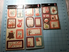 Imaginisce Brand:Scrapbooking Thanksgiving 2 Sticker Stackers & 1 Chipboard, NEW