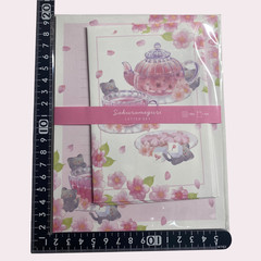 Kawaii Sakura Cherry Blossom Letter Memo Sticker Stationery Set Japanese