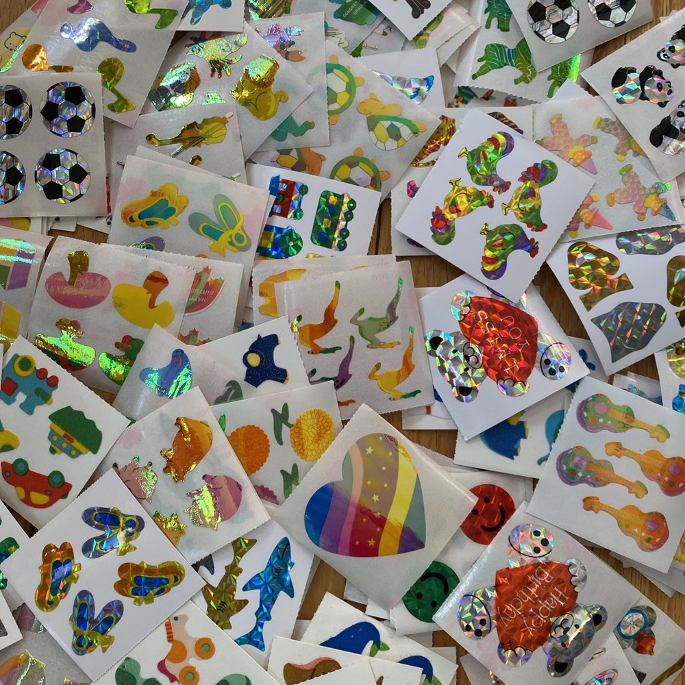 Vintage Sticker Lot Surprise Pack: Lot Of 10 Great 7 80s Sticker Mods